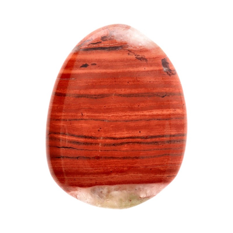 Pietra levigata piatta di diaspro rosso