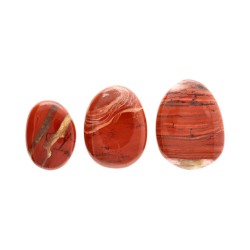 Jaspe rouge roulé plat
