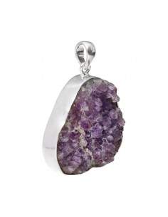 Amethyst Druse Pendant in... 2