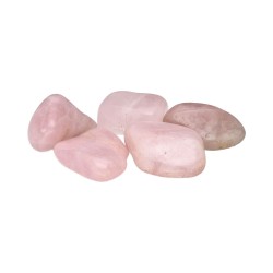 Pietre levigate di quarzo rosa 5x5