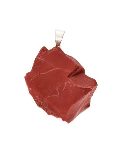 Colgante Diaspro Rosso Grezzo in...