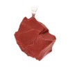 Pendentif en argent plaqué Jaspe rouge brut