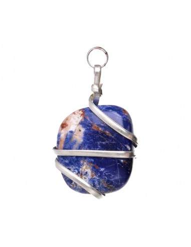 Ciondolo di Sodalite con Spirale in...