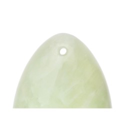 Ovo Yoni médio de Jade com um buraco