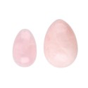 Large Rose Quartz Yoni Egg with A-Hole