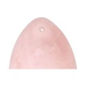 Huevo Yoni Grande de Cuarzo Rosa con Agujero A