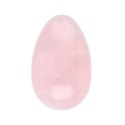 Small Rose Quartz Yoni Egg with A-Hole