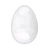 Grand œuf de Yoni en quartz blanc