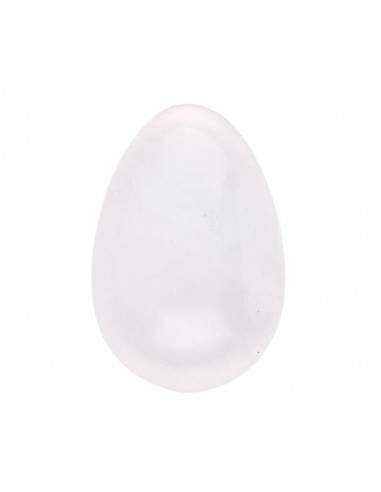 Uovo Yoni piccolo in quarzo bianco