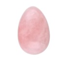 Grande ovo de quartzo yoni rosa