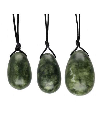 Embale ovos de Jade Yoni com furo