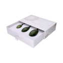 Embale ovos de Jade Yoni com furo