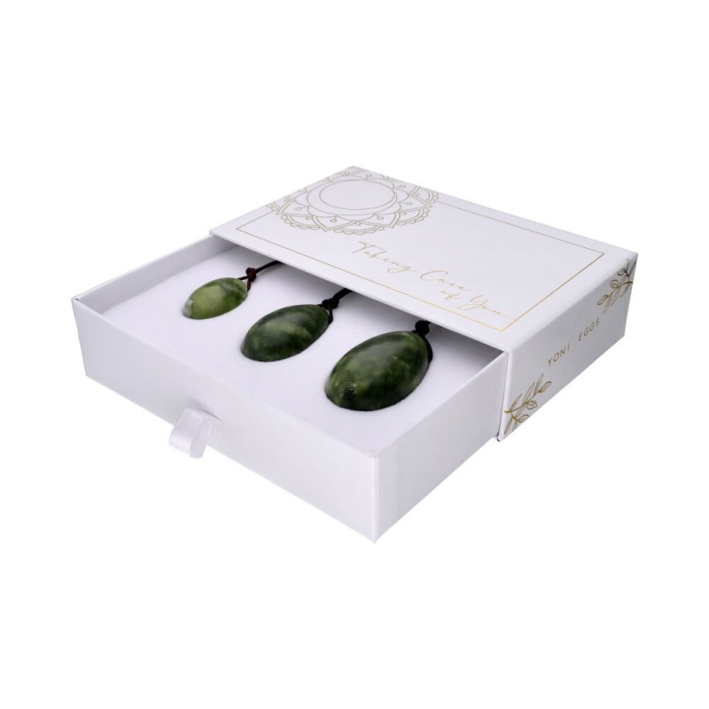 Pacchetto Uova Yoni in Giada con Foro