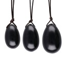 Pacchetto Uova Yoni in Obsidiana con Foro
