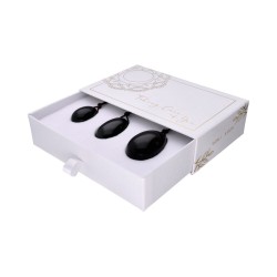 Pacchetto Uova Yoni in Obsidiana con Foro