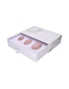 Pack Uova Yoni di Quarzo Rosa