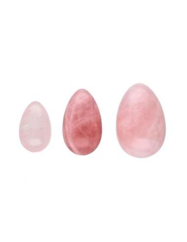 Pack Uova Yoni di Quarzo Rosa
