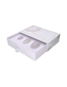 White Quartz Yoni Eggs Pack