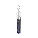 Sodalite Point with Quartz Sphere Pendant