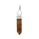 Pendentif Oeil de Tigre avec Sphère de Quartz