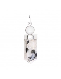 Moonstone Point with Quartz...