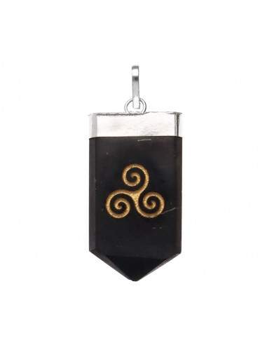 Ciondolo Triskel di Shungite con...