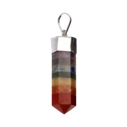 Pendente Punta di Chakra in Bagno d'Argento