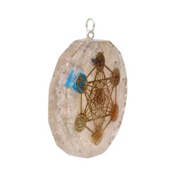 Collana Grande Orgonite con Selenite