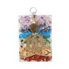 Chakras Rectangle Resin Pendant