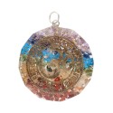 Ciondolo in Resina Chakras Om