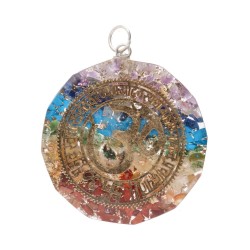 Ciondolo in Resina Chakras Om