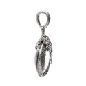 Ciondolo Gotland Drago Piatto in Argento Sterling 925