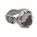 Gotland Collection Ring in 925 Sterling Silver - quartz