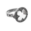 Anello Collezione Gotland in Argento Sterling 925 - quadrifoglio