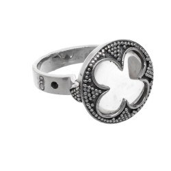 Anello Collezione Gotland in Argento Sterling 925 - quadrifoglio