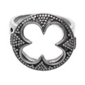 Bague de la collection Gotland en argent 925 - Trèfle