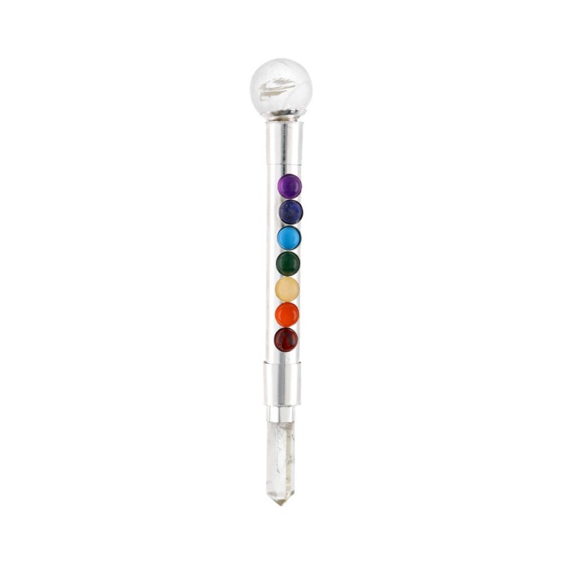 Bastone Canalizzatore Bagno d'Argento - Chakras
