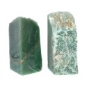 Quartzo verde de dupla lateral polido (pacote 1.5)