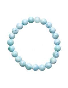 Bracciale di Larimar 8mm 2