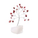 Mini Rubelite Tree with Rough Quartz