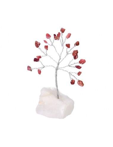Albero di Mini Rubellite con Quarzo...