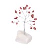 Mini arbre en rubélite avec quartz brut