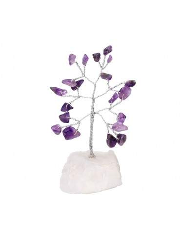 Albero di Ametista Mini con Quarzo...