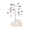 Albero di Tormalina Multi Colore Mini con Quarzo Grezzo