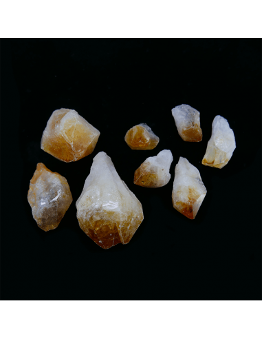 Punte grandi di citrino riscaldato...