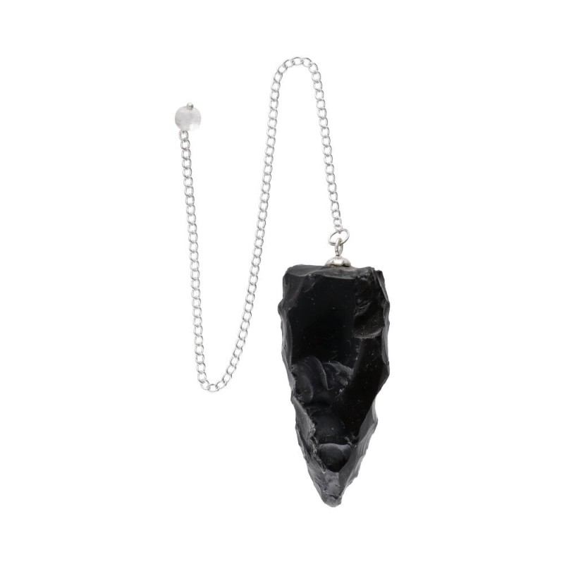 Pendolo di Obsidiana Grezza (43)