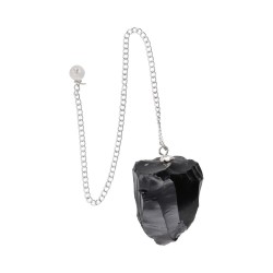 Péndulo de Obsidiana en Bruto (BRU8)