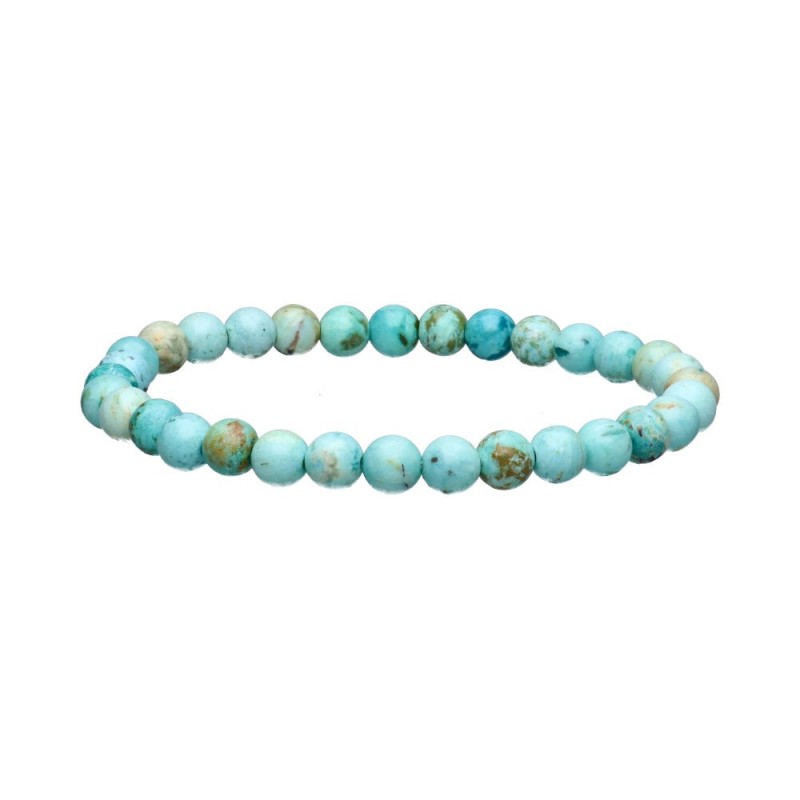 Bracciale in Turchese Peruviano 6mm