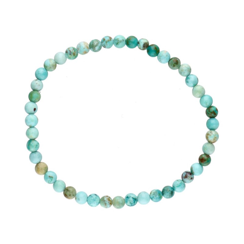 Bracciale in Turchese Peruviano 4mm