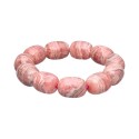 Pulseira laminada de rhodochrosite Grande-3